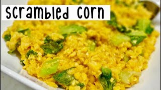 Recipe The perfect Scrambled EGG substitute using corn [upl. by Tamera]