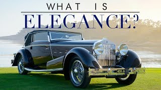 Pebble Beach Concours What is Elegance [upl. by Lipkin]