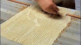 Baklava Nasıl Yapılır  El Açması Baklava Tarifi  Turkish Baklava Making [upl. by Lyrrehs]