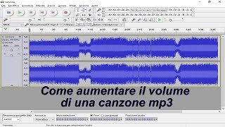 Come aumentare il volume di un MP3 [upl. by Ashjian]