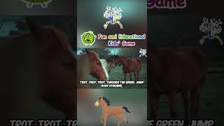 Horse  Horse Cartoon  Horse Song  Horse Story  Kids Songs and Nursery Rhymes  EduFam [upl. by Strait]