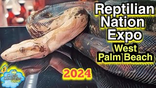 Reptilian Nation Expo 2024 West Palm Beach Full Walkthrough Largest Reptile Show in town [upl. by Gnek12]