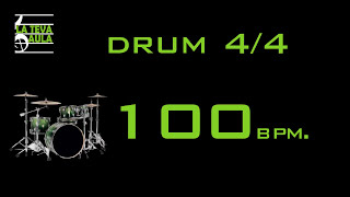 100 BPM  44 DRUM TRACK  ROCK [upl. by Emawk]