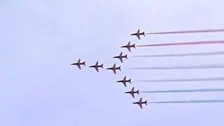 Fairford Airshow 2003  RAF Red Arrows [upl. by Koral]