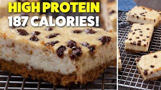 Easy Protein Cheesecake Bars with Simple Ingredients [upl. by Lenaj168]