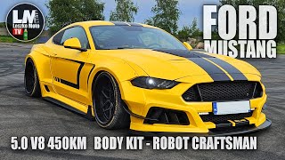 Auto z loterii od Youtubera  Mustang 50 V8 450KM body kit Robot Craftsman [upl. by Goulette]