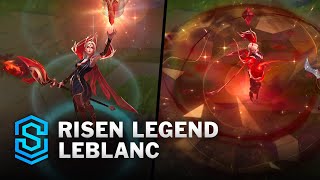 Risen Legend LeBlanc Skin Spotlight  PreRelease  PBE Preview  League of Legends [upl. by Selegna]