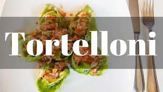 Italian Food How to Make Tortelloni [upl. by Kihtrak]