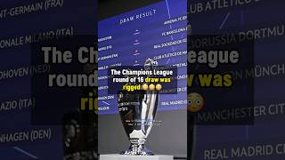 The UCL draw was RIGGED 😳 football [upl. by Emil610]