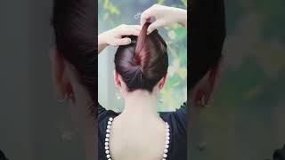 Beautiful hairstyle hair style 2024 simple hairstyleyoutubeshorts hairstyle shortvideos [upl. by Eseneg]