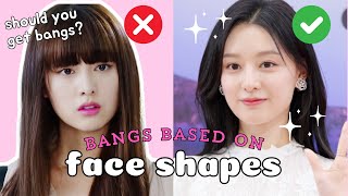 How To Choose The Right Bangs For Your Face Shape [upl. by Belding]