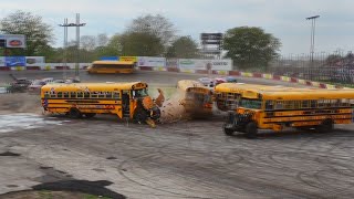 09242023  Rockford Speedway FIGURE 8 SCHOOL BUS RACE [upl. by Freudberg]