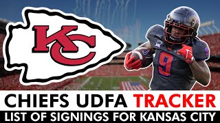 Chiefs UDFA Tracker Full List Of UDFAs The Chiefs Signed After 2024 NFL Draft Ft Emani Bailey [upl. by Giacobo]