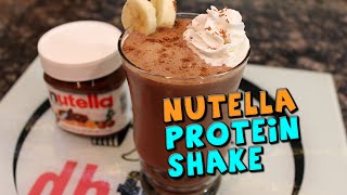 Nutella PROTEIN Shake Recipe [upl. by Adlesirhc]