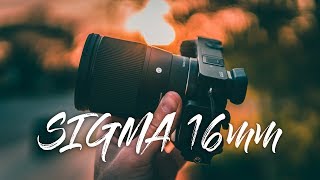 Sigma 16mm 14 Review Sony e mount  Is it too good to be true [upl. by Chrissie]