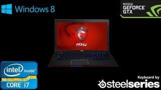 NEW 2013 MSI GE70 2OE Gaming Laptop  Hands On amp Review 1080p HD [upl. by Riabuz]