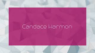 Candace Harmon  appearance [upl. by Adiela]