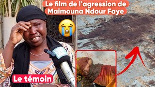 Oh non 😱 La Bonne de Maimouna Ndour Faye retrace le film de l’agression et verse de chaudes larmes [upl. by Ahsyas530]