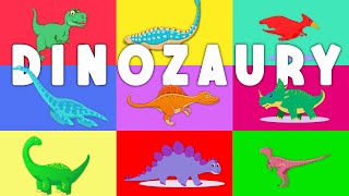 Dinozaury dla dzieci  Poznaj nazwy dinozaurów  Zagadki dla dzieci [upl. by Dupuis]