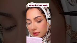 Graphic Liner Hack 😱✅ shorts maeup graphicliner hacks liner youtubeshorts [upl. by Allys676]