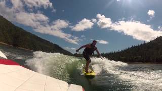 2012 Tige Z3  Final Wakesurf Ballast Test [upl. by Novy]