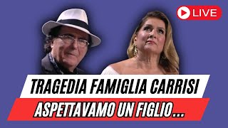 Nuova TRAGEDIA Famiglia ALBANO CARRISI Aspettavamo un figlio [upl. by Nnelg]