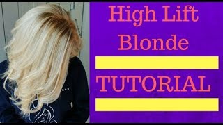 Wella High Lift Blonde  Babylights Tutorial [upl. by Weisburgh]