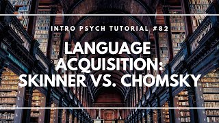 Language Acquisition  Skinner vs Chomsky Intro Psych Tutorial 82 [upl. by Idnerb320]