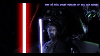 Every version of ObiWan Kenobi  Roblox Star Wars Timelines RP [upl. by Legna]