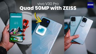 vivo V30 Pro The Most Afffordable ZEISS Phone is Here  Quad 50MP Camera 🔥 [upl. by Selle]