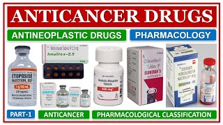 ANTICANCER DRUGS ANTINEOPLASTIC DRUGS MEDICINES USE TO TREAT CANCERPHARMACOLOGICAL CLASSIFICATION [upl. by Amleht]