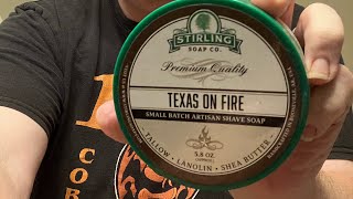 Stirling’s Texas On Fire shave [upl. by Niccolo766]