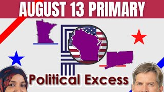 LIVE  August 13th Primary Results  Connecticut Minnesota Vermont Wisconsin [upl. by Lutim]