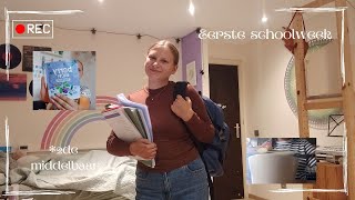 EERSTE SCHOOLWEEK 🏫  2de middelbaar  weekvlog 6 [upl. by Morentz423]