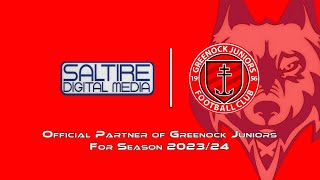 LIVE Greenock Juniors vs Glenafton Athletic  Scottish Junior Cup  181023 [upl. by Arratal]