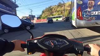 MotoVlog com a Shineray Phoenix 50cc [upl. by Etteroma259]