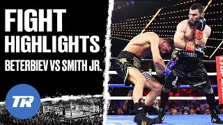 All Angles of Artur Beterbiev Highlight Reel KO of Smith Jr To Become Unified Champion  HIGHLIGHTS [upl. by Sheya]