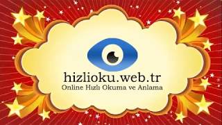 wwwhizliokuwebtr  Online Hızlı Okuma Kursu Tanıtımı [upl. by Soble39]