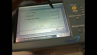 Canon imageRunner How to Set or Check IP Address [upl. by Kreager47]