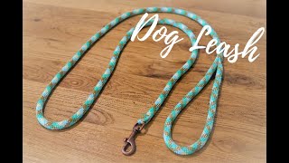 Hundeleine selber machen Paracord einfache Anleitung  Dog Leash easy DIY Tutorial [upl. by Nudd572]