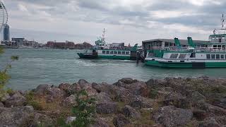 Gosport Ferry ⛴️ Departing From Gosport Port to Portsmouth Hardchange The 21st of September 2024 [upl. by Mook]