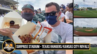 Surprise Stadium  Video Tour Guide All 10 Cactus League Parks  Texas Rangers and KC Royals [upl. by Debee]