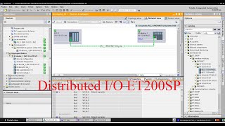 TIA Portal connection of PLC S71500 with Distributed IO ET200SP [upl. by Trebleht417]