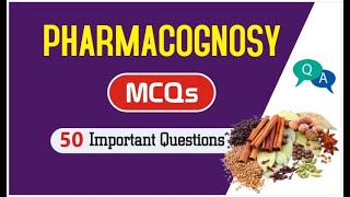 PHARMACOGNOSY MCQ  GPAT  NIPER  PHARMACIST [upl. by Bette-Ann]