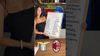 Confronto laziomilan ad oggi Siete d’accordo 👇🏻⚽️ calcio lazio milan laziomilan seriea [upl. by Suivatnad]