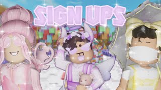 The Challenge SIGN UPS ✦ SEASON 1 ✦ ROBLOX OPEN [upl. by Barnabas940]