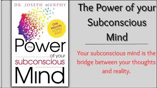 The Power of Your Subconscious Mind  Audiobook Summary [upl. by Josee]