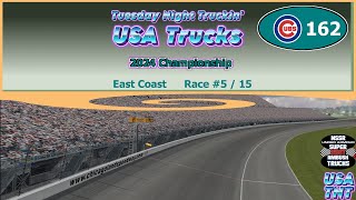 USA Trucks East  Chicago 162  Chicagoland Speedway East Race 5 of 15  NSSR Offline NR2003 [upl. by Wil]