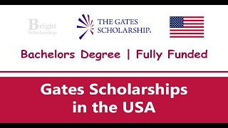 How to Apply for The Gates Scholarship 2025 in United States  Fully Funded Scholarship in USA [upl. by Nail]