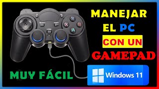 Cómo controlar Windows 11 con un GAMEPAD 🎮 [upl. by Alithea]